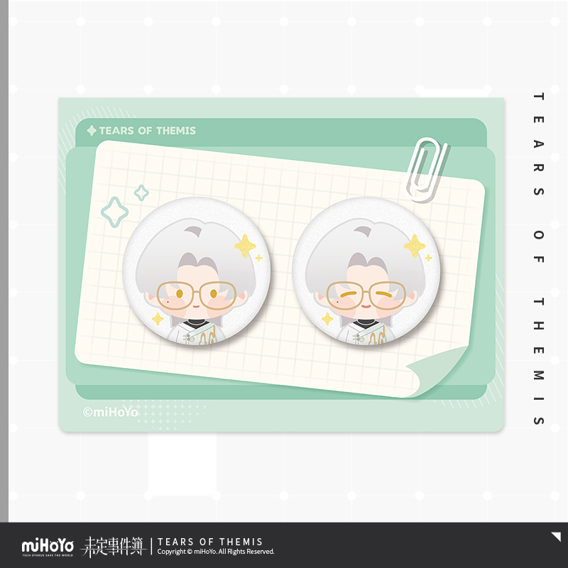 Stellis Heartbeart Series Chibi Badge Set