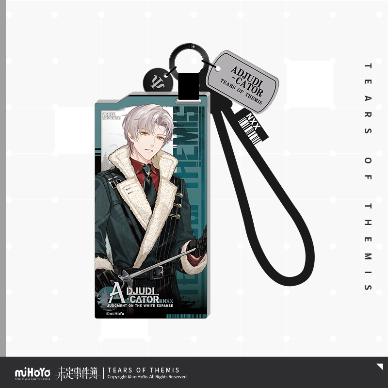 Judgment of the White Expanse Series Acrylic Keychain