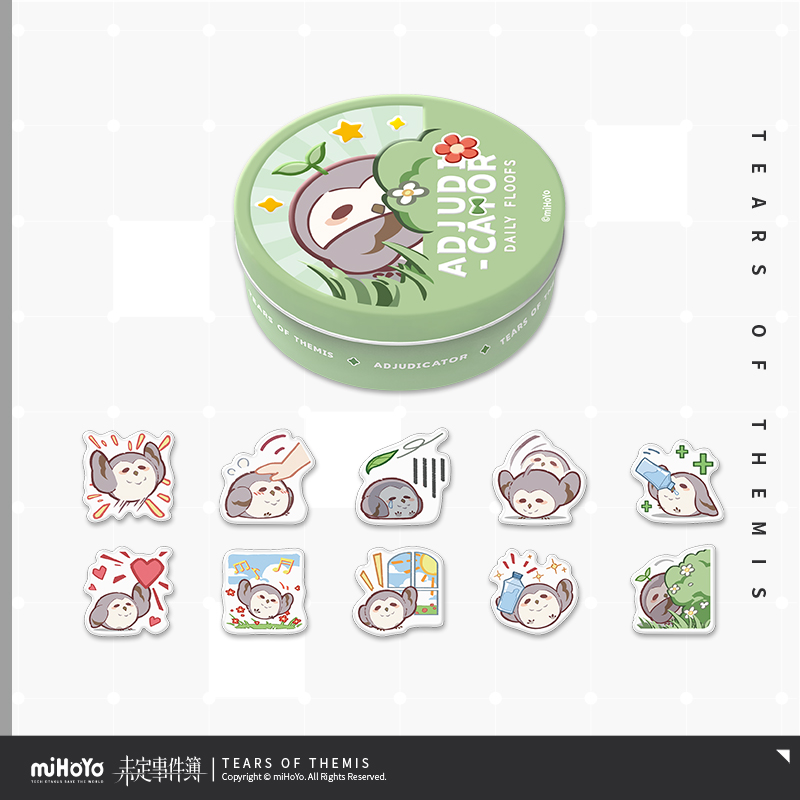 Fluffy Daily Series Chibi Sticker Set