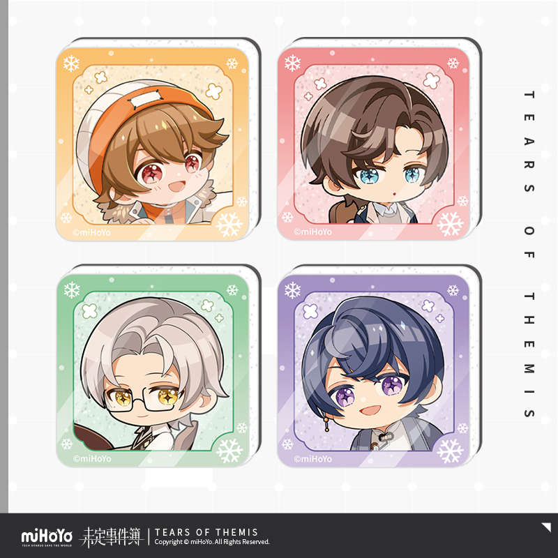 Snowy Sweetness Series Chibi Magnet Set