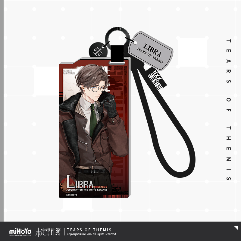 Judgment of the White Expanse Series Acrylic Keychain