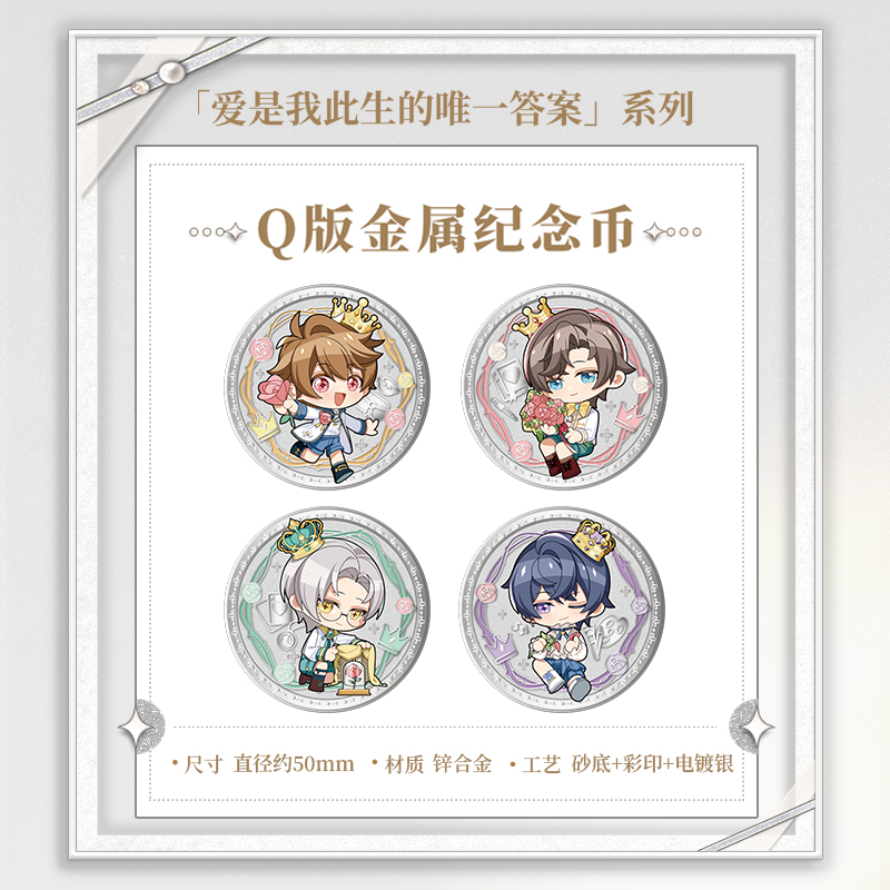My Heart Will Go On Series Chibi Metal Coin