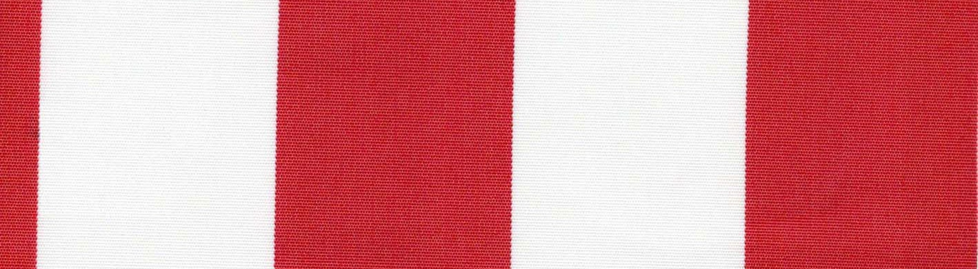 6205 Solution Dyed polyester awning fabric Red and White Striped Fabric