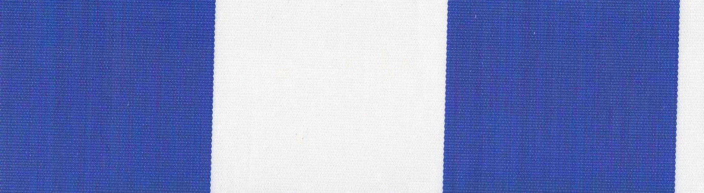 6206 Solution Dyed polyester fabric Blue and White Striped Ribbon