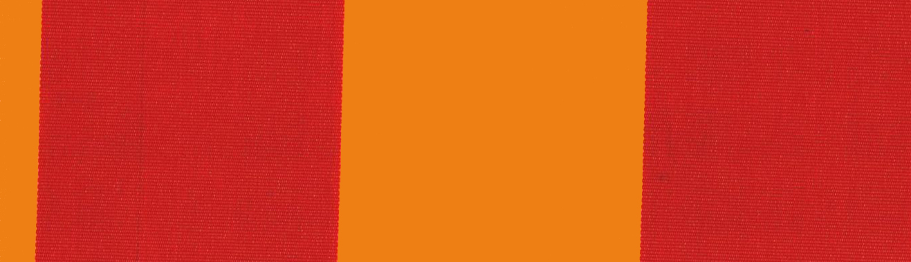 6310 Solution Dyed polyester fabric Red and Orange Striped Fabric