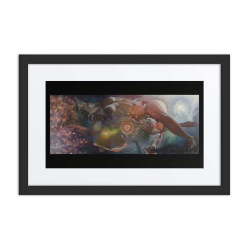 "Durga Maya Leela" Framed poster