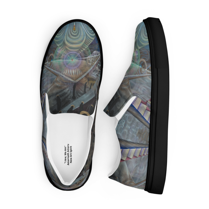 "I Are; We Am" Women’s slip-on canvas shoes