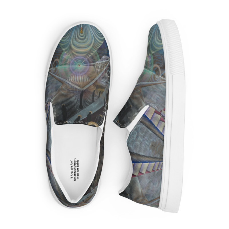 "I Are; We Am" Women’s slip-on canvas shoes