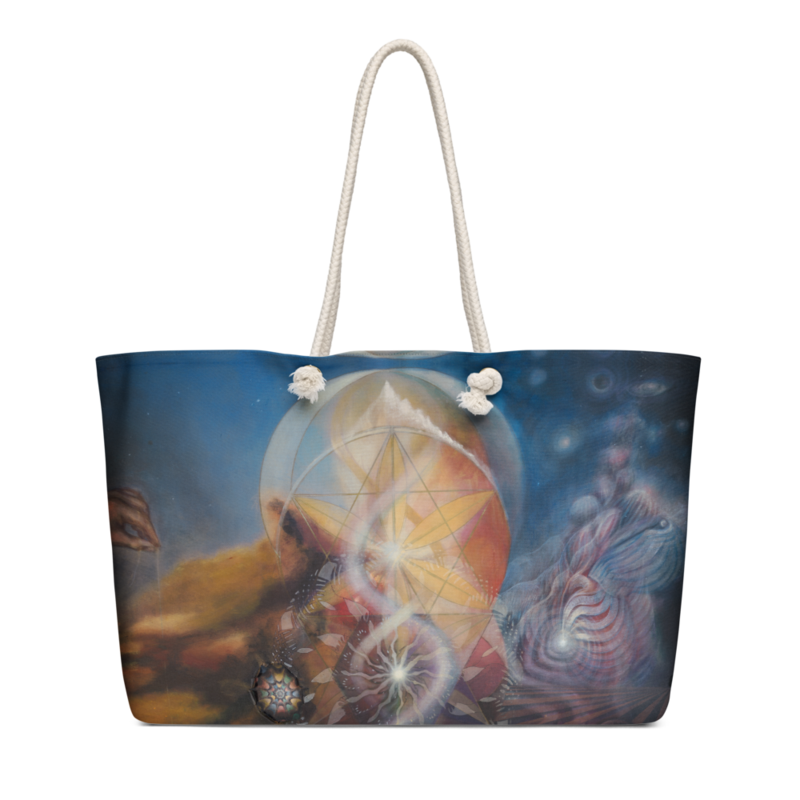 "Dharma of the Sleeper Yo-yo" Oversized weekender bag