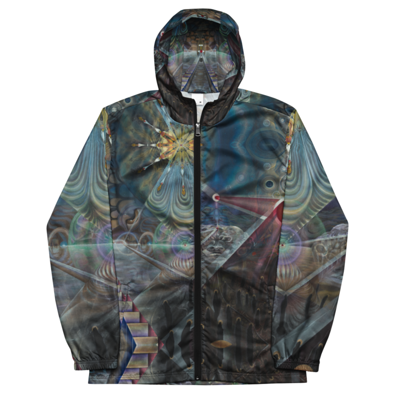 "I Are; We Am" Men’s windbreaker