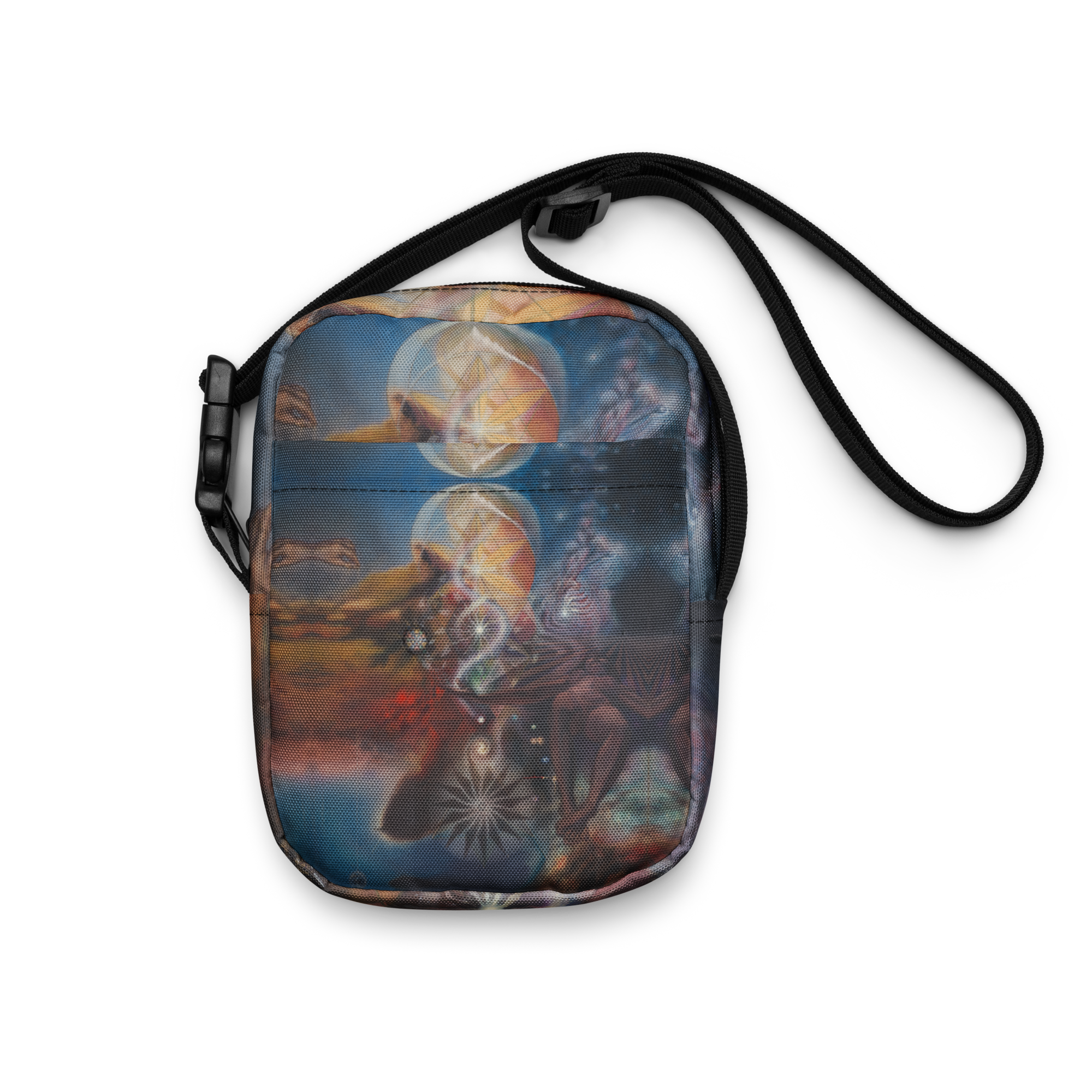 "Dharma of the Sleeper Yo-yo" Utility crossbody bag