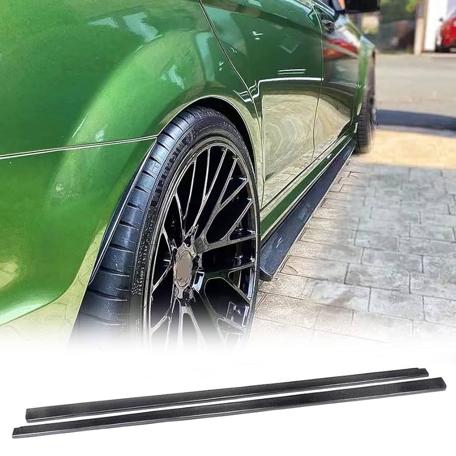 Side Skirts Extensions | 2008-2015 Mercedes Benz W204 C63 AMG