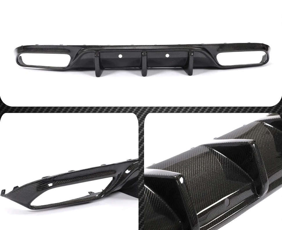 Rear Bumper Diffuser | 2015-2019 Mercedes Benz W205 C205 C63 C63 S Coupe