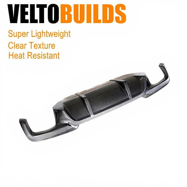 Rear Bumper Diffuser | 2011-2016 BMW F10 Msport 5 Series