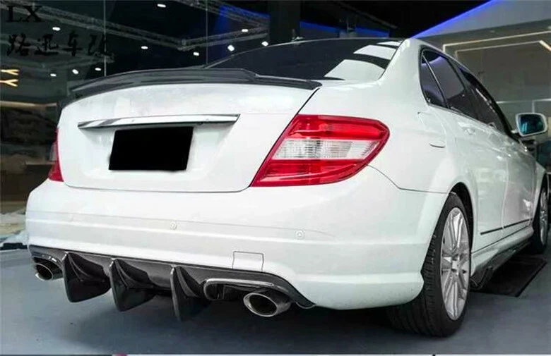 Rear Bumper Diffuser | 2009-2011 Mercedes Benz W204 C63 AMG