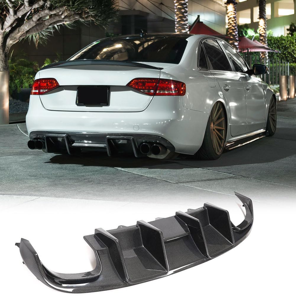 Rear Bumper Diffuser | 2008-2012 Audi S4 B8 Sedan