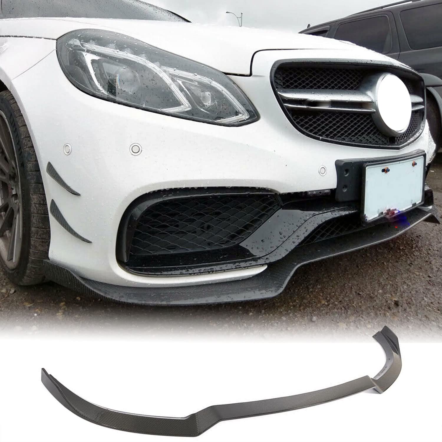 Front Bumper Lip  | 2013-2016 Mercedes Benz W212 E63 AMG