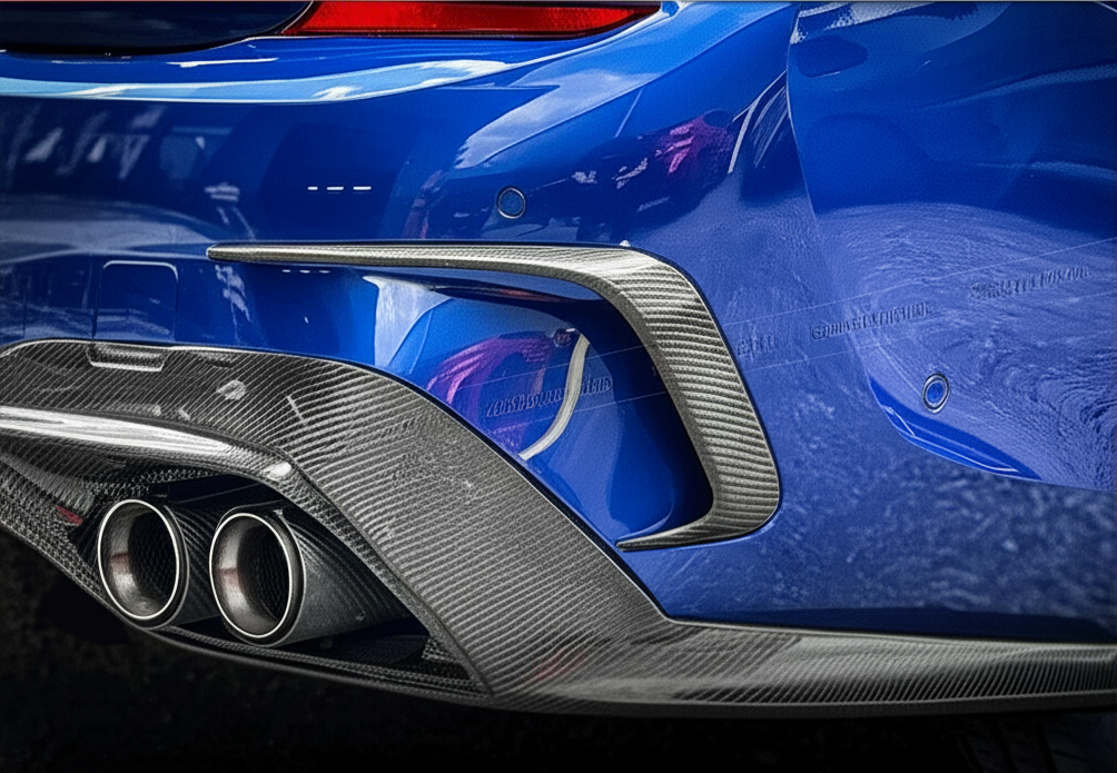 Rear Bumper Vent Fins | 2019-2022 BMW G20 M340i 330i 