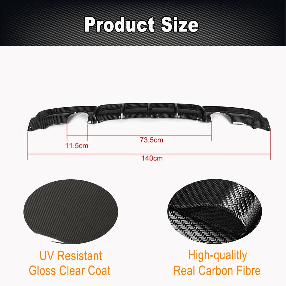 Rear Diffuser | 2012-2018 BMW F30 3series M-Sport 