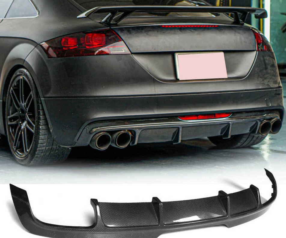 Rear Bumper Diffuser | 2008-2014 Audi TT TTS MK2 8J 