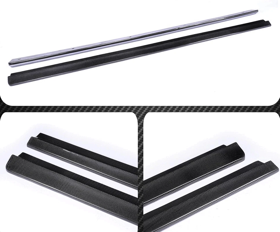 Side Skirts Extensions | 2008-2015 Mercedes Benz W204 C63 AMG