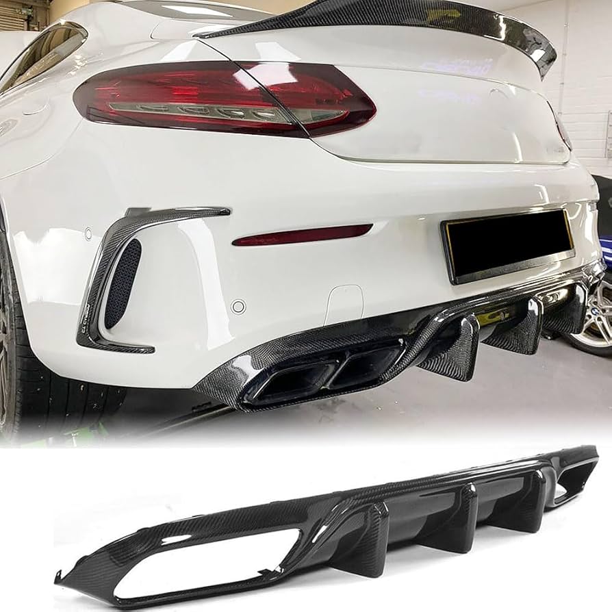Rear Bumper Diffuser | 2015-2019 Mercedes Benz W205 C205 C63 C63 S Coupe
