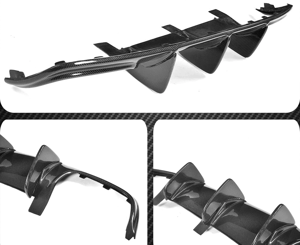 Rear Bumper Diffuser | 2009-2011 Mercedes Benz W204 C63 AMG