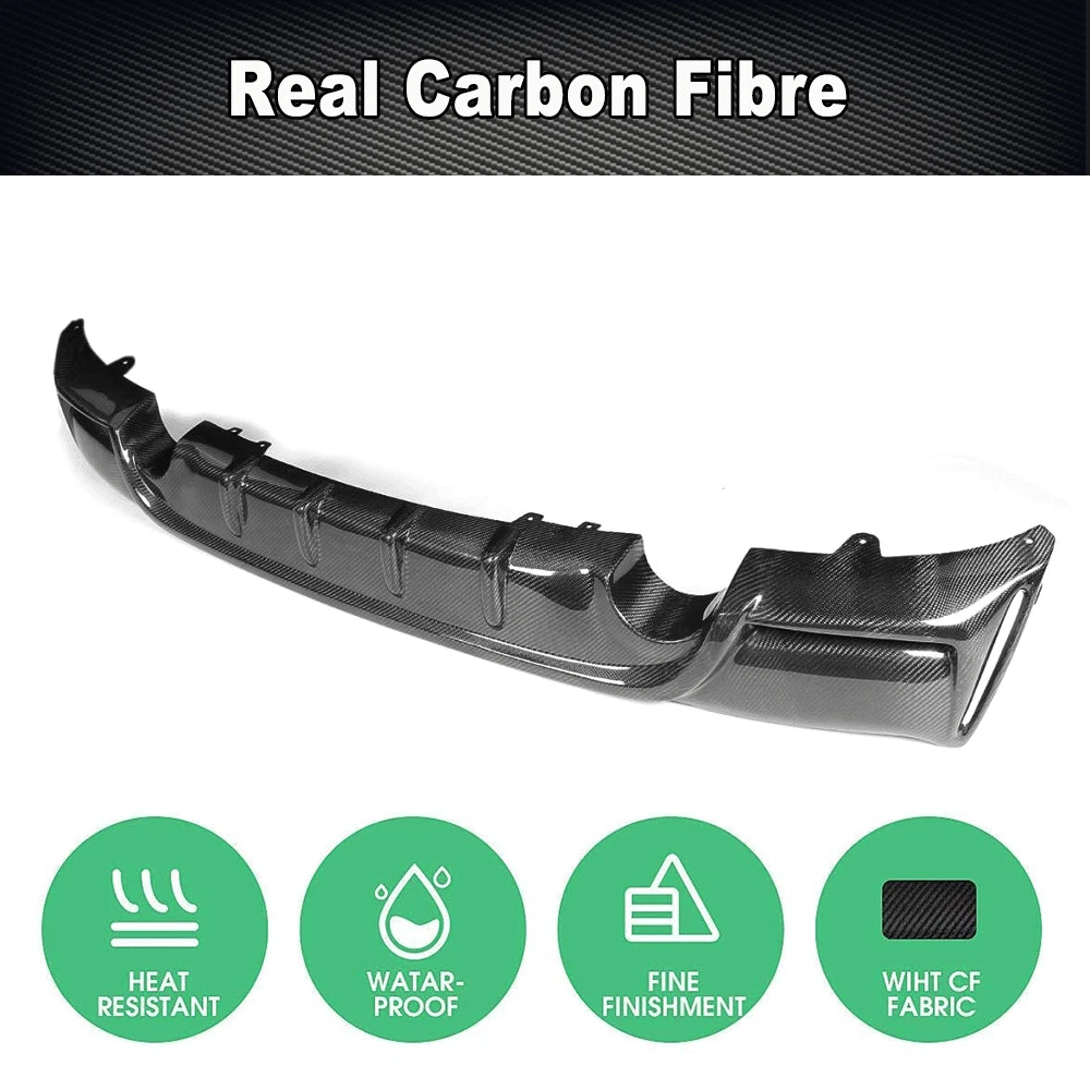 Rear Bumper Diffuser | 2014-2017 BMW 2 Series F22 M Sport 