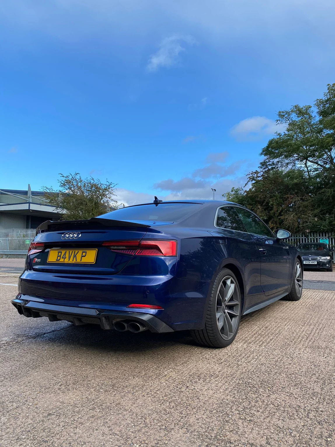 Rear Bumper Diffuser | 2017-2020 Audi S5 A5 B9 Sline