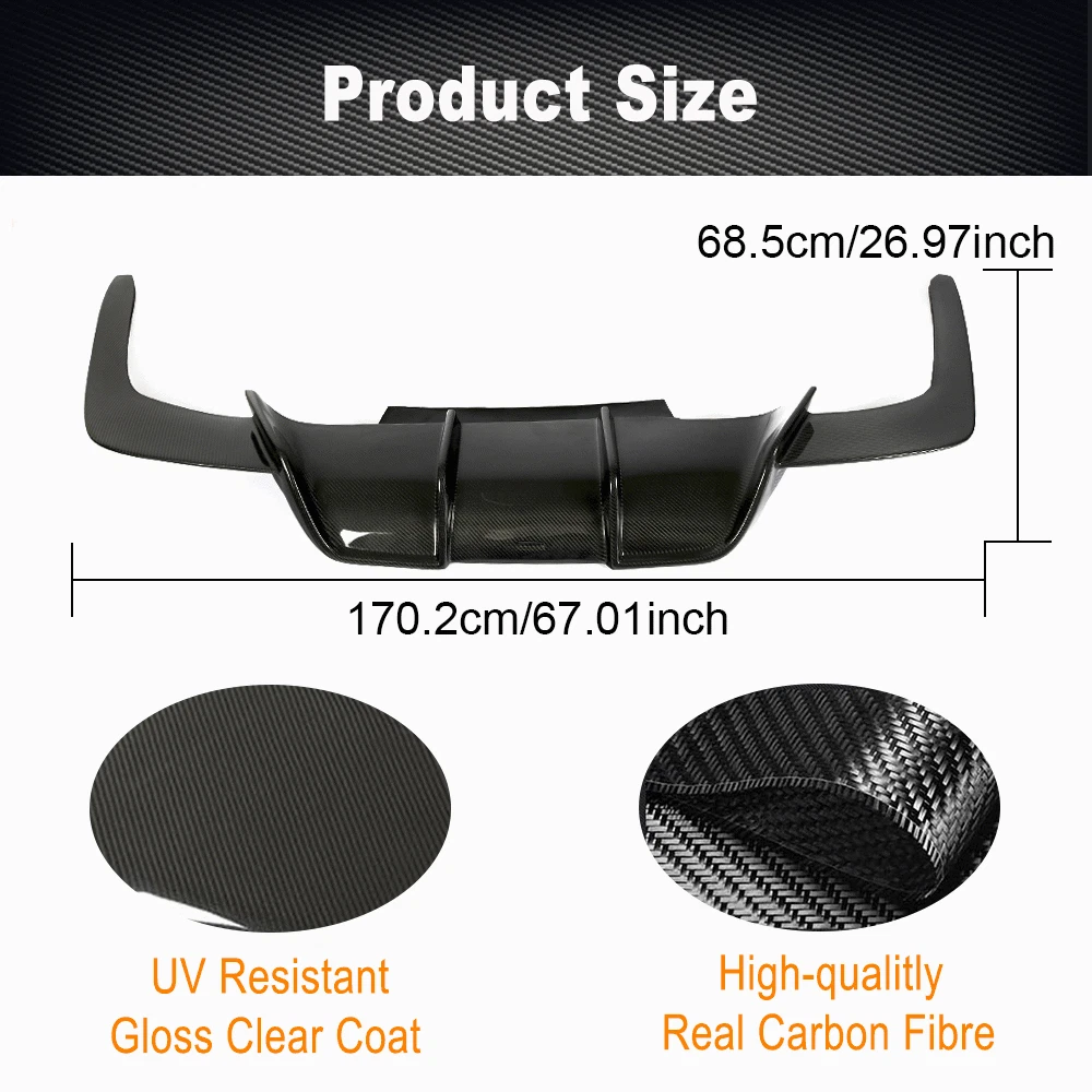 Rear Bumper Diffuser | 2013-2018 BMW F06 F12 M6