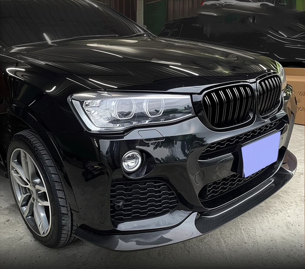 Front Bumper Lip  | 2014-2017 BMW X3 F25 X4 F26 M Sport 