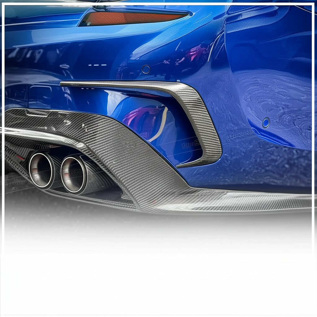 Rear Bumper Vent Fins | 2019-2022 BMW G20 M340i 330i