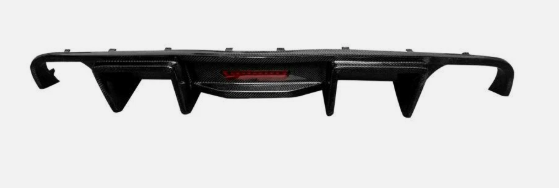Rear Bumper Diffuser with LED Light | 2012-2015 Audi A7 C7 