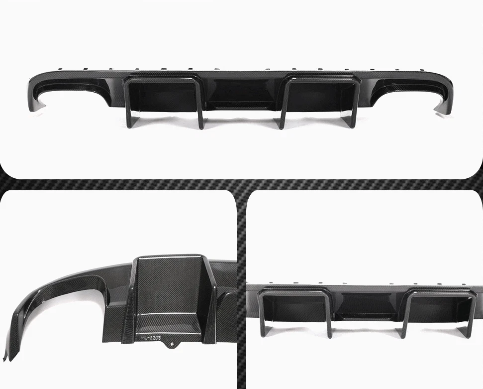 Rear Bumper Diffuser | 2008-2012 Audi S4 B8 Sedan