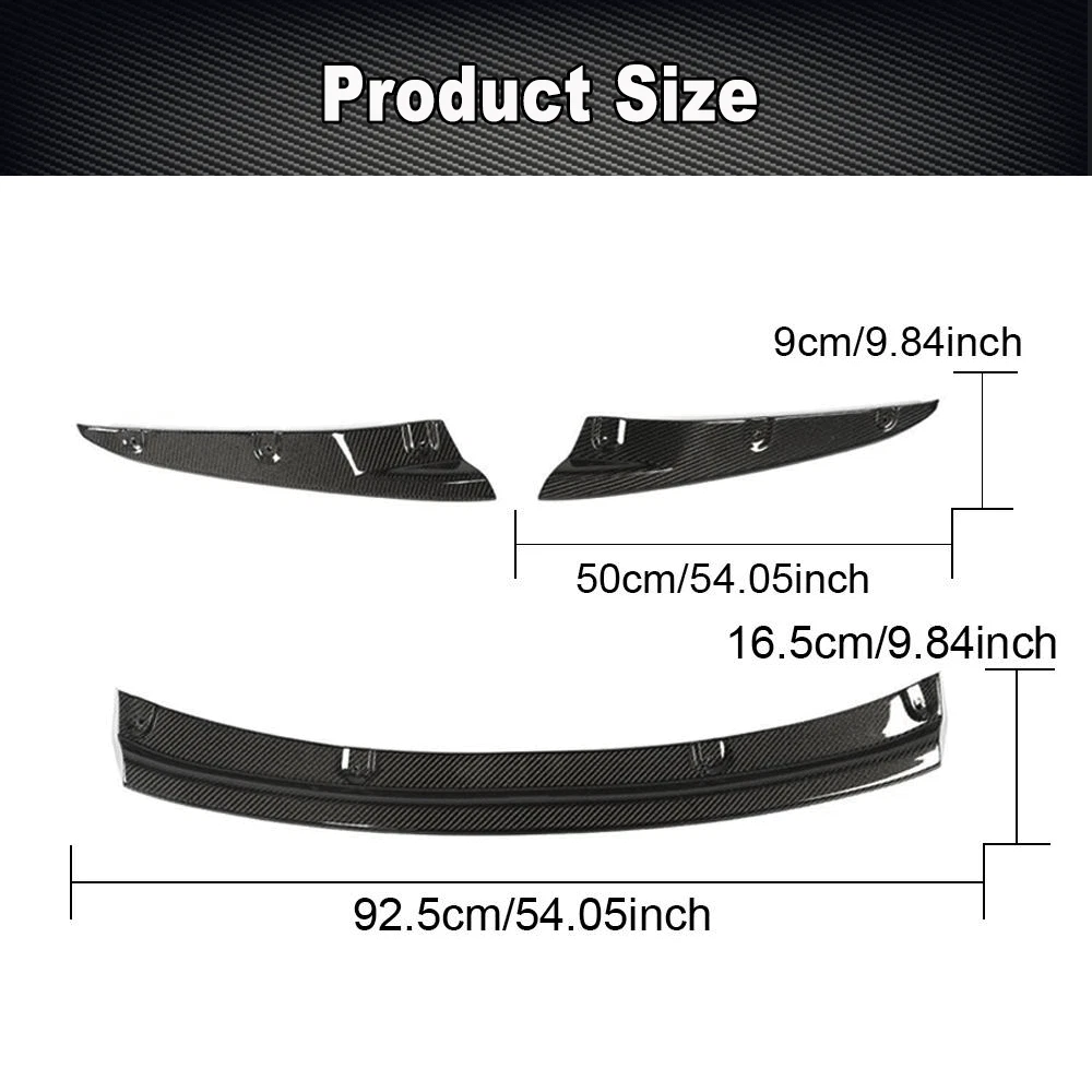 Front Bumper Lip | 2019-2025 BMW 8 Series G14 G15 G16 M850i 840i 