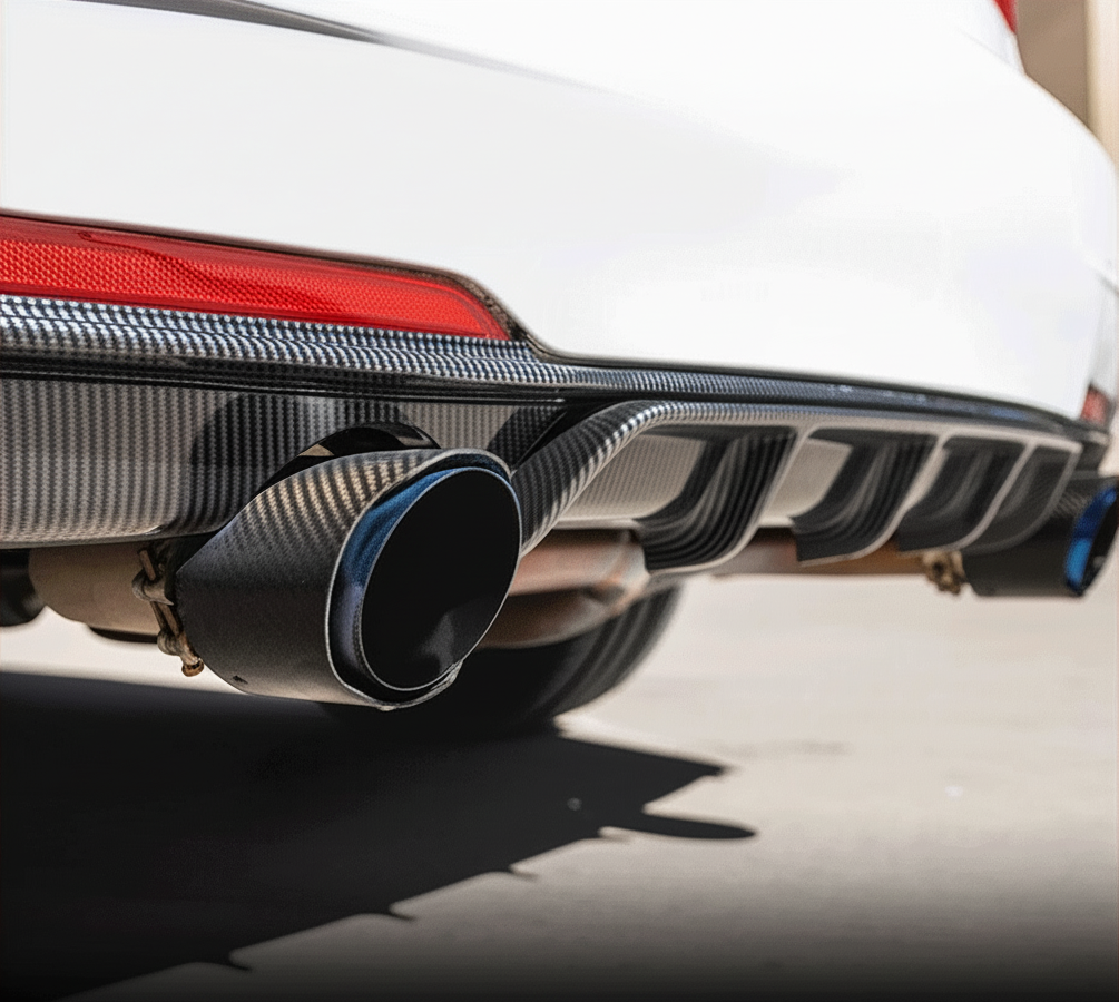 Rear Bumper Diffuser | 2012-2018 BMW F30 3 series M-Sport 