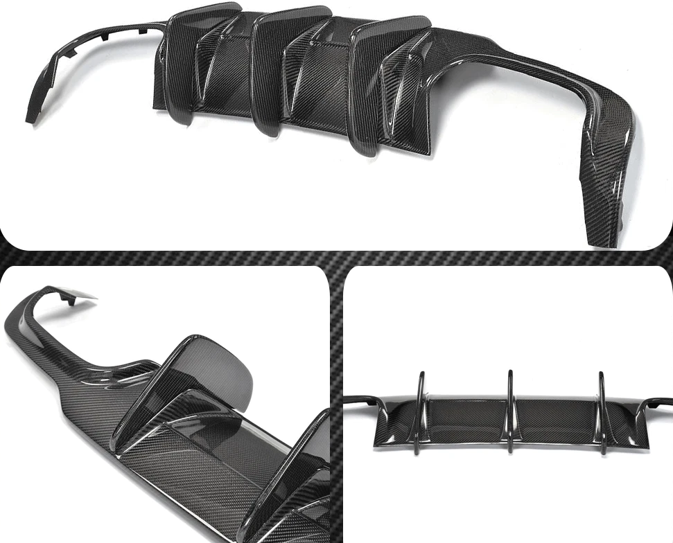 Big Fin Rear Bumper Diffuser | 2012-2015 Mercedes Benz W204 C204 C63