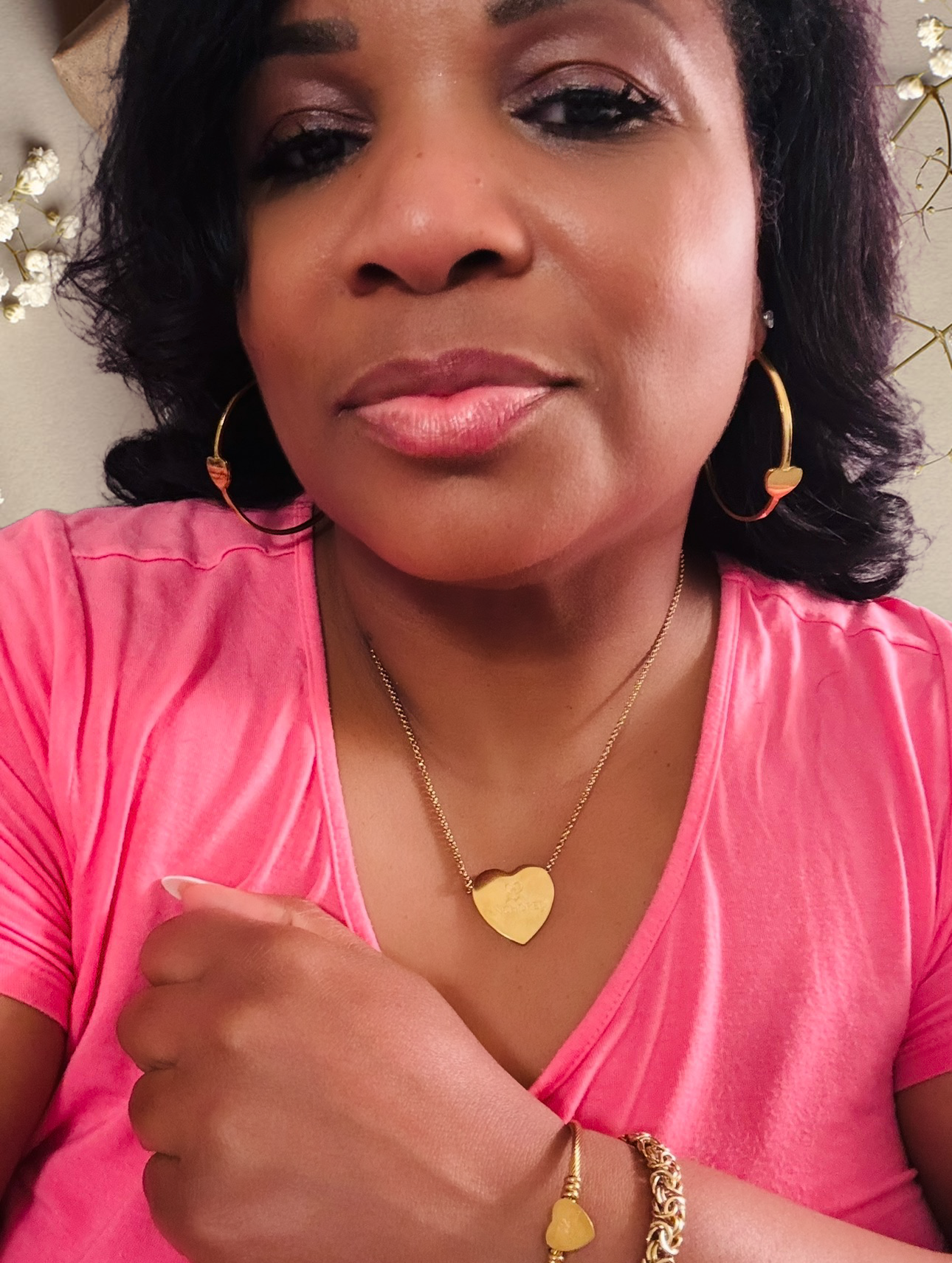 Heart-Shaped 'Anchored' Gold Necklace