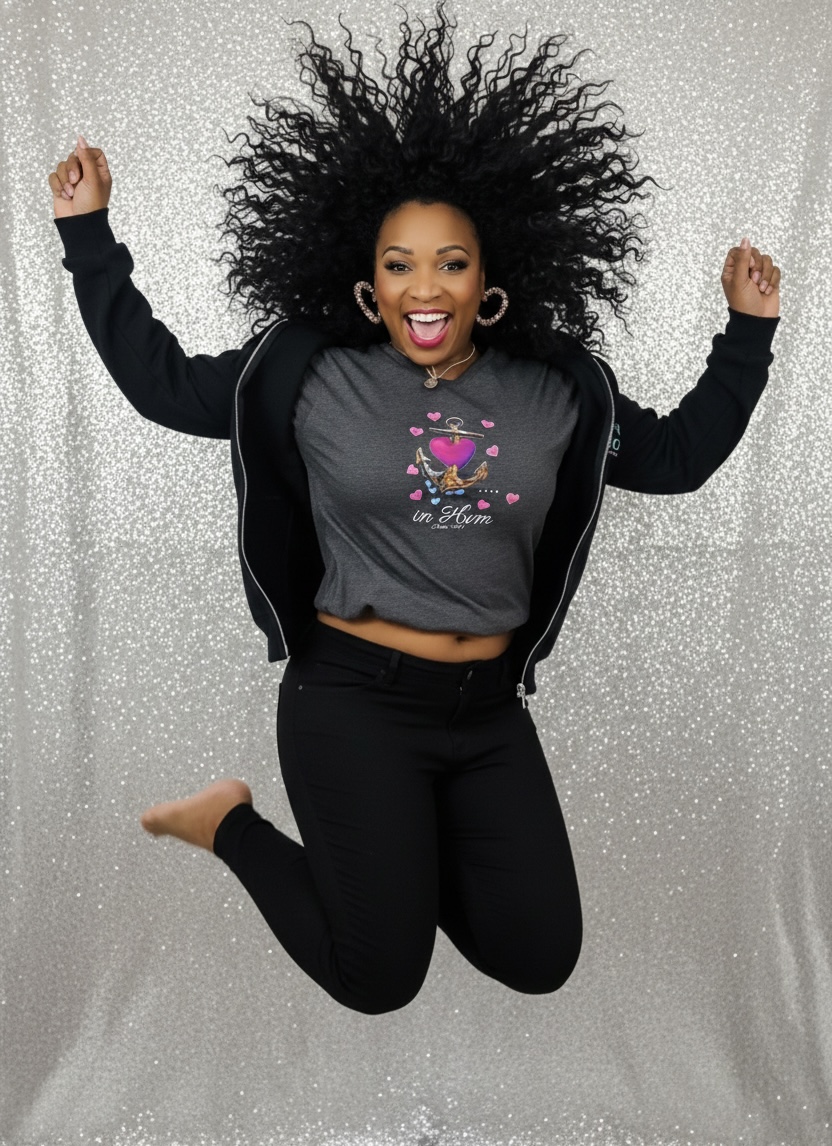 Anchor of Faith Women's V-Neck T-Shirt