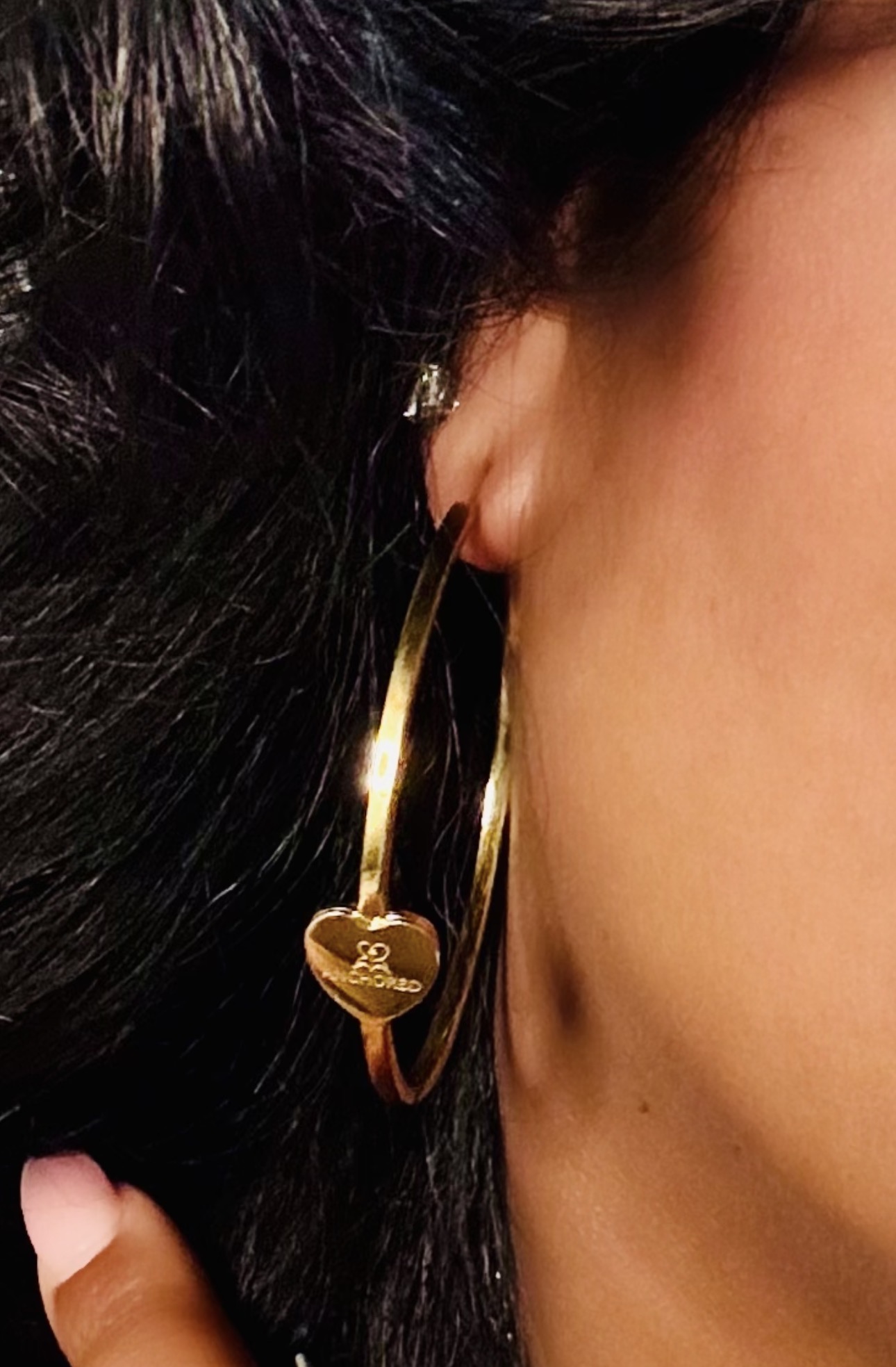 ANCHORED Hoop Earrings