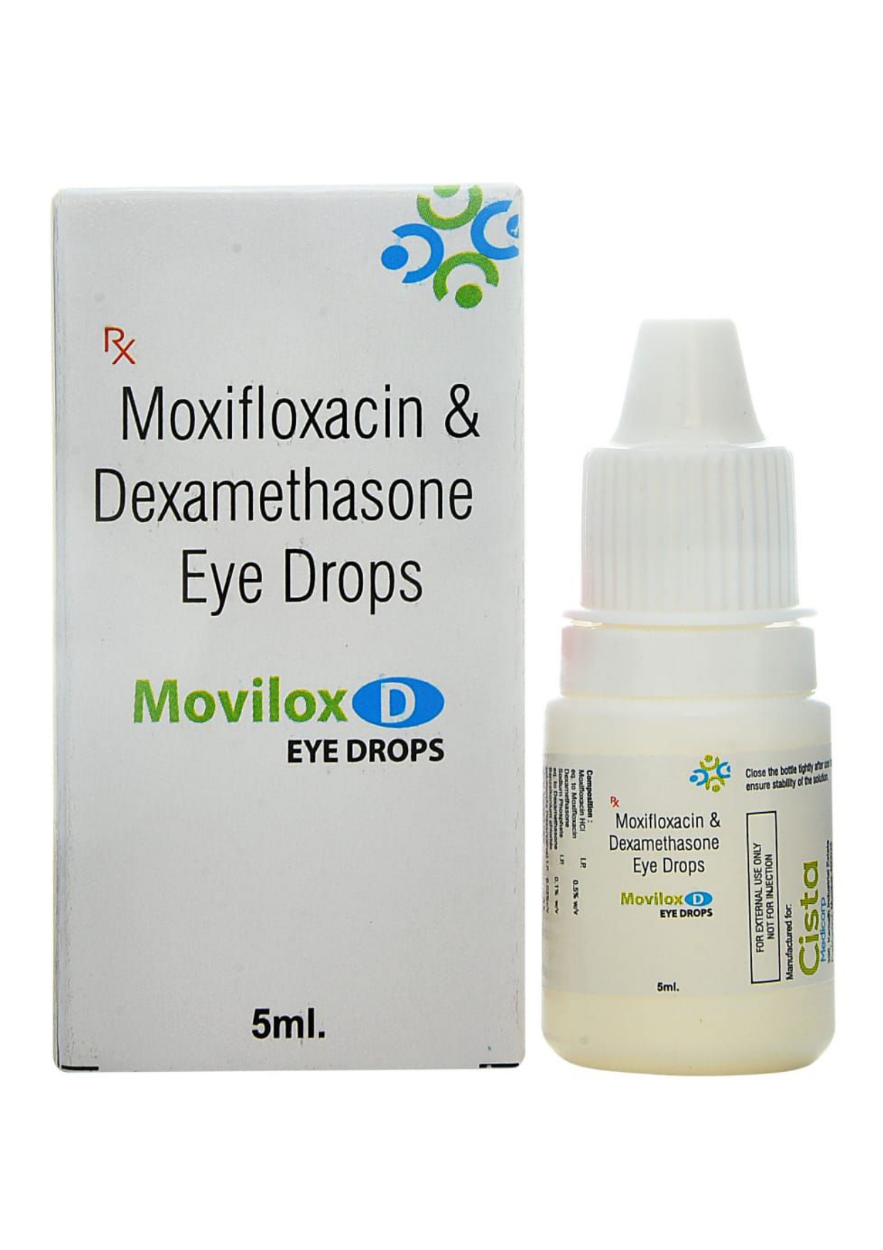 Movilox D eye drop 