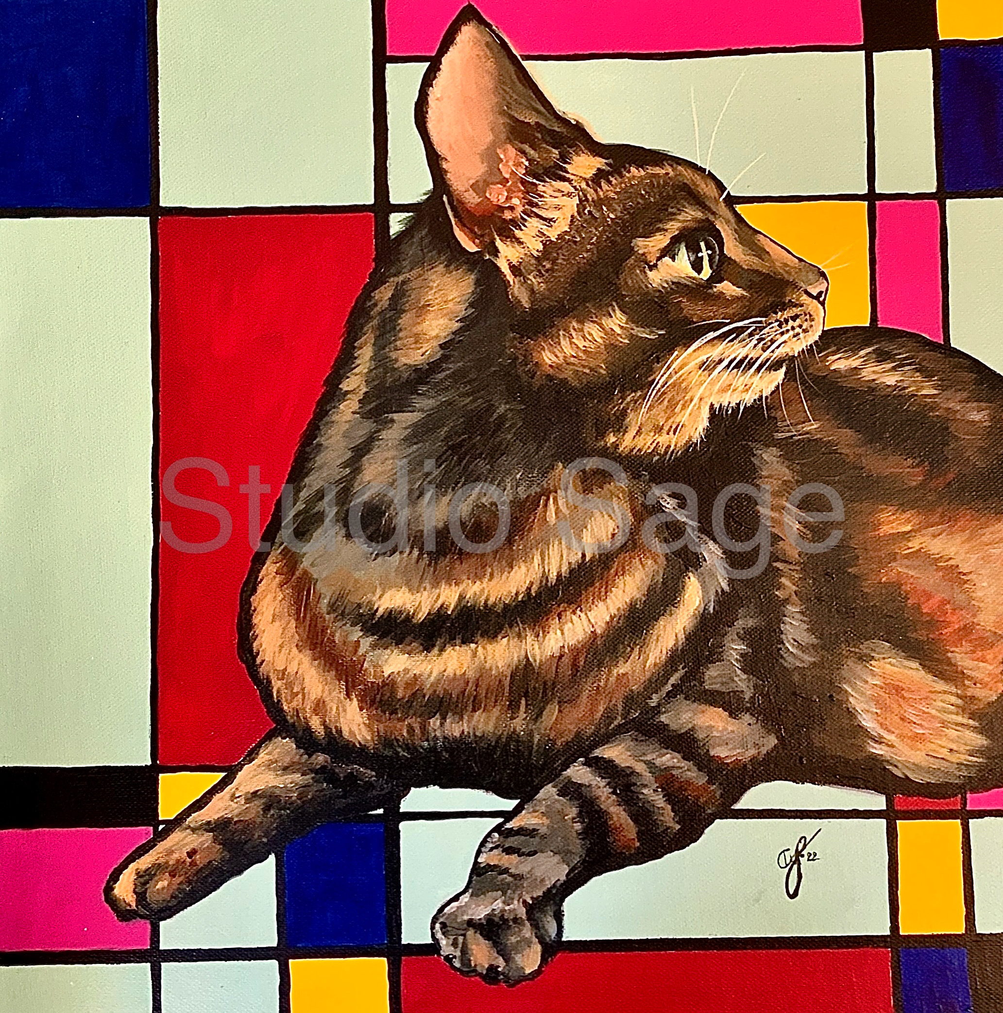 Mondrian’s Cat