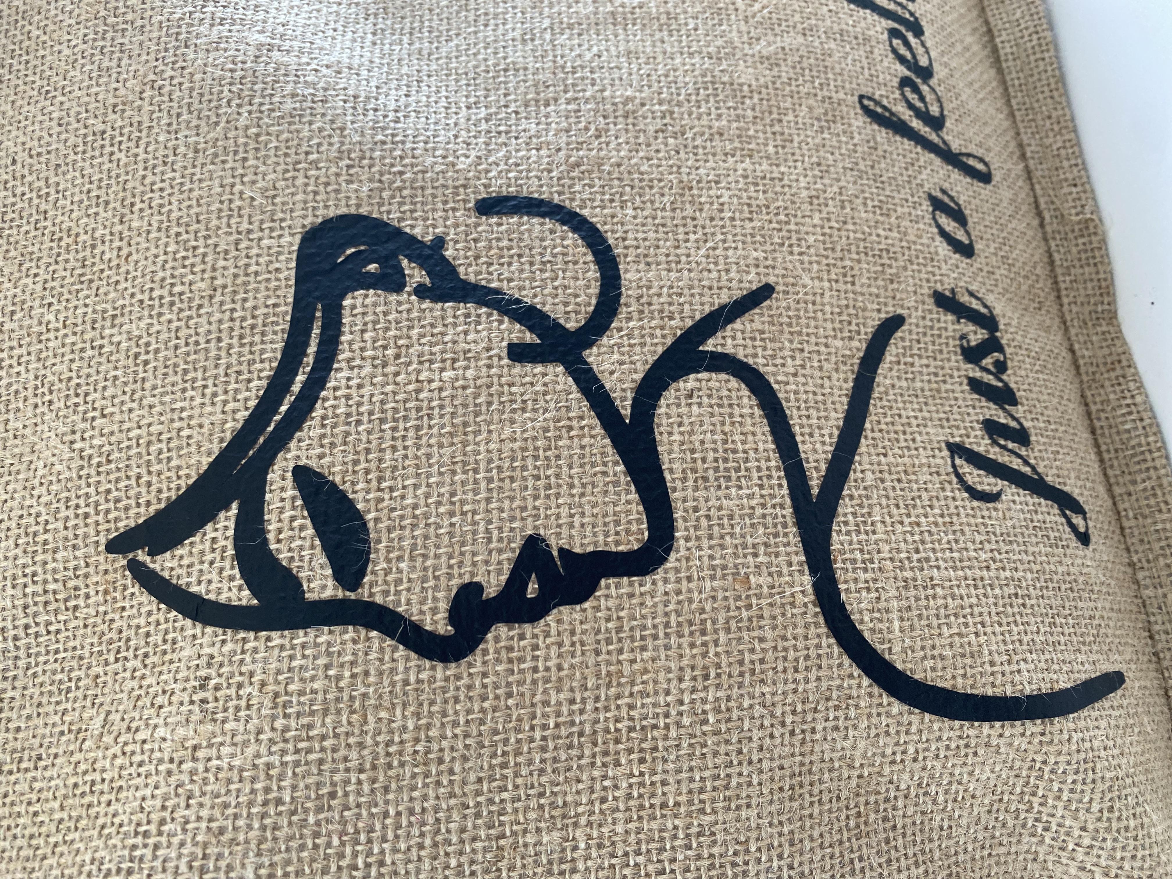 Sac en jute Just a feeling