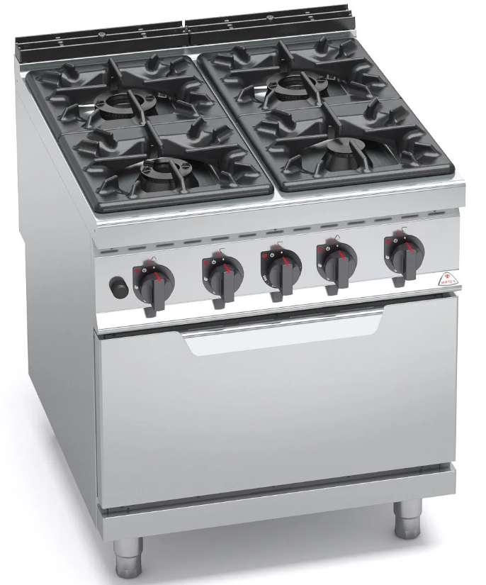 Elevate your culinary performance with this premium Commercial Gas Stove. 
