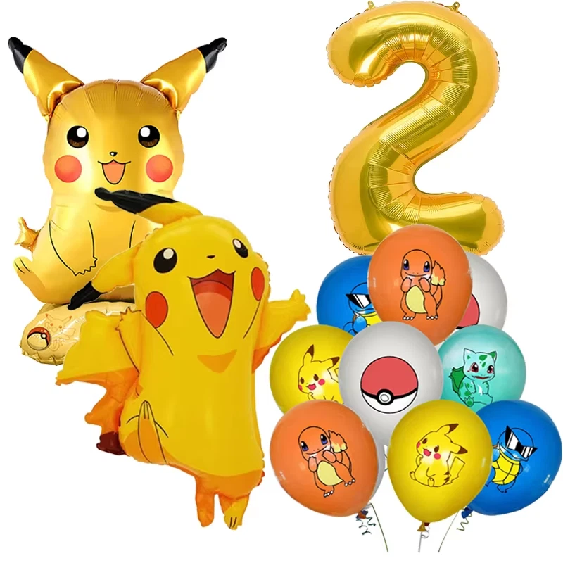 Pokemon Themed Balloon Set (Age 2)