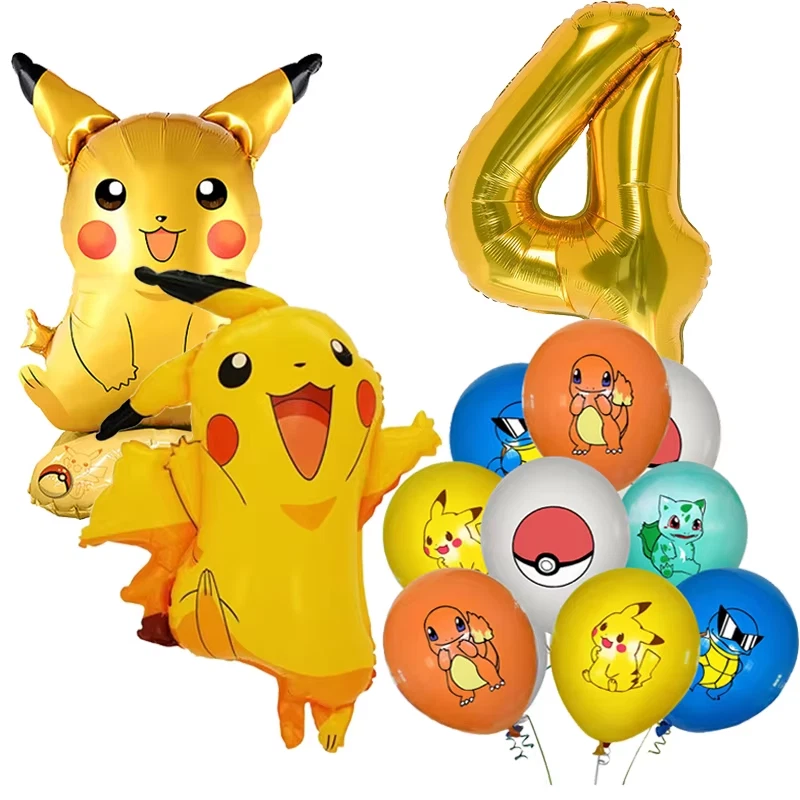 Pokemon Themed Balloons Set (Age 4)