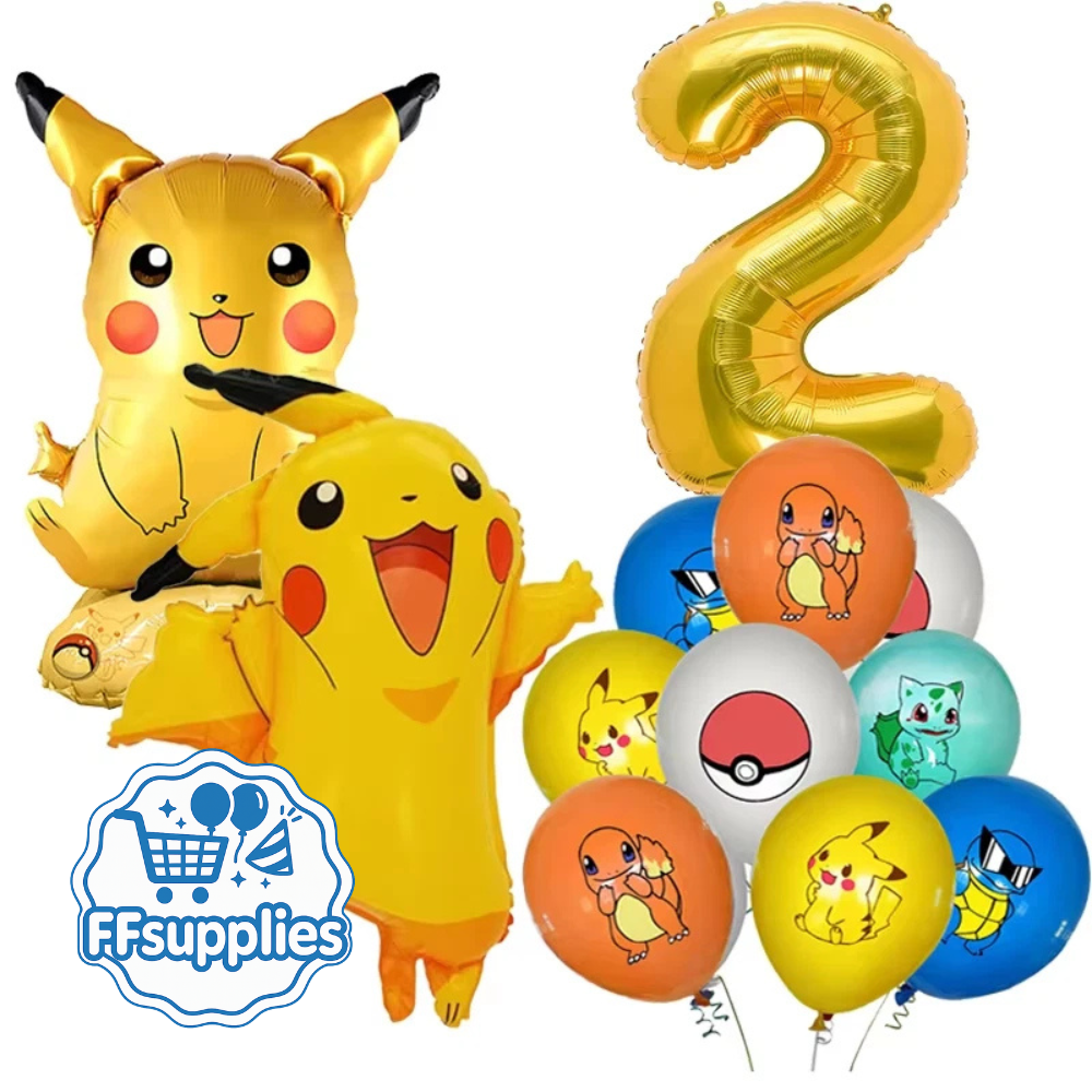 Pokemon Themed Balloon Set (Age 2)