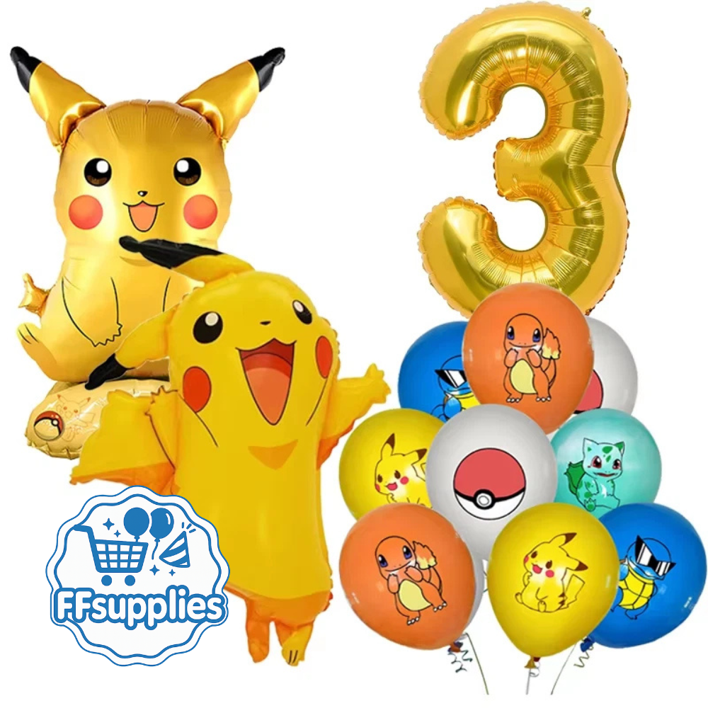 Pokemon Party Balloon Set (Age 3)