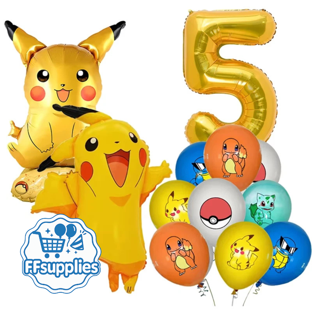 Pokemon Party Balloon Set (Age 5)