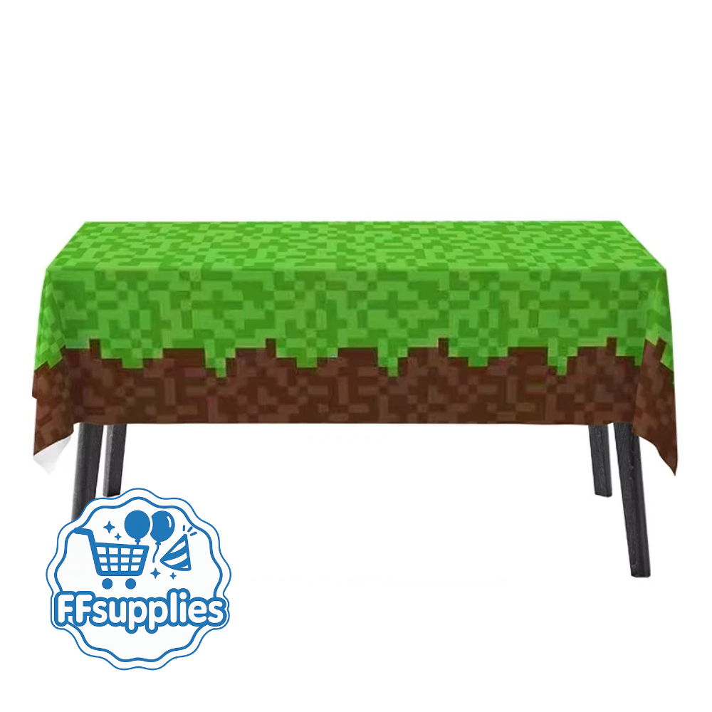 Minecraft-Themed TableCloth Cover